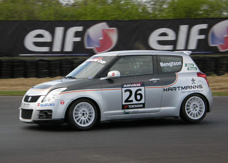Allan Bengtson debuterede i Advan Cuppen for HP Racing